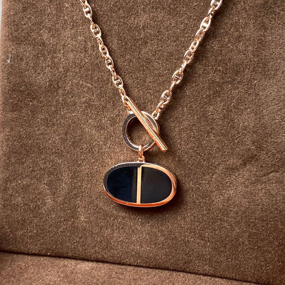 Miro CHAINE VERSO BLACK CERAMIC NECKLACE