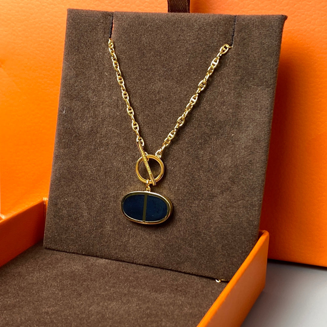 Miro CHAINE VERSO BLACK CERAMIC NECKLACE