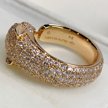 Miro PANTHERE PINK GOLD DIAMOND RING
