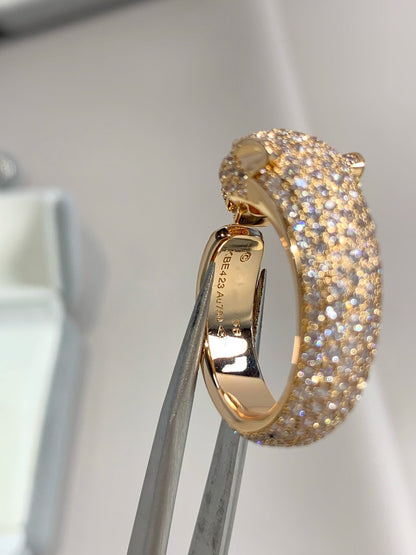 Miro PANTHERE PINK GOLD DIAMOND RING