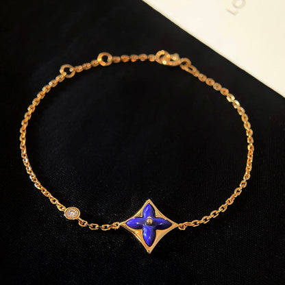 Miro COLOR STAR PINK GOLD DIAMOND BRACELET
