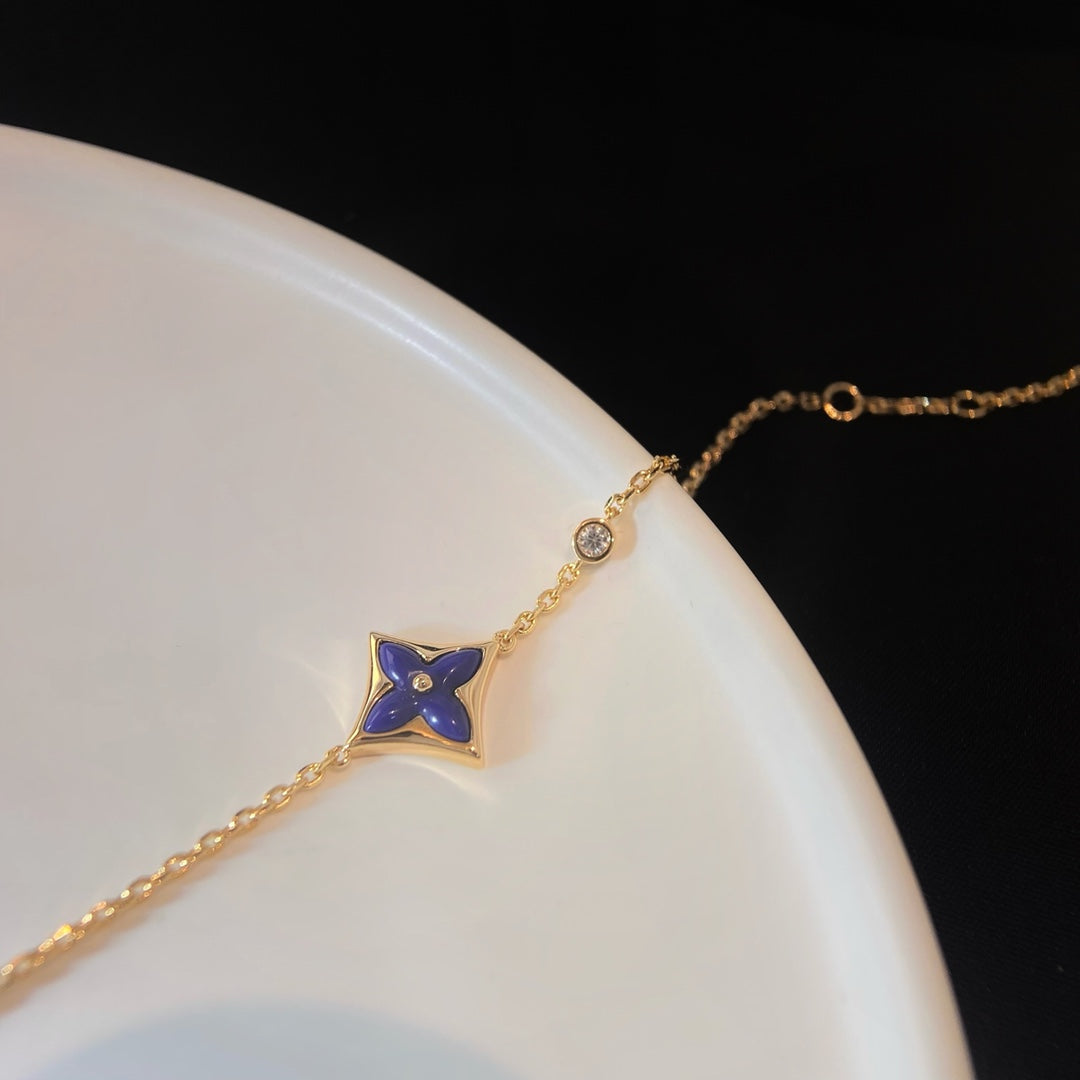 Miro COLOR STAR PINK GOLD DIAMOND BRACELET