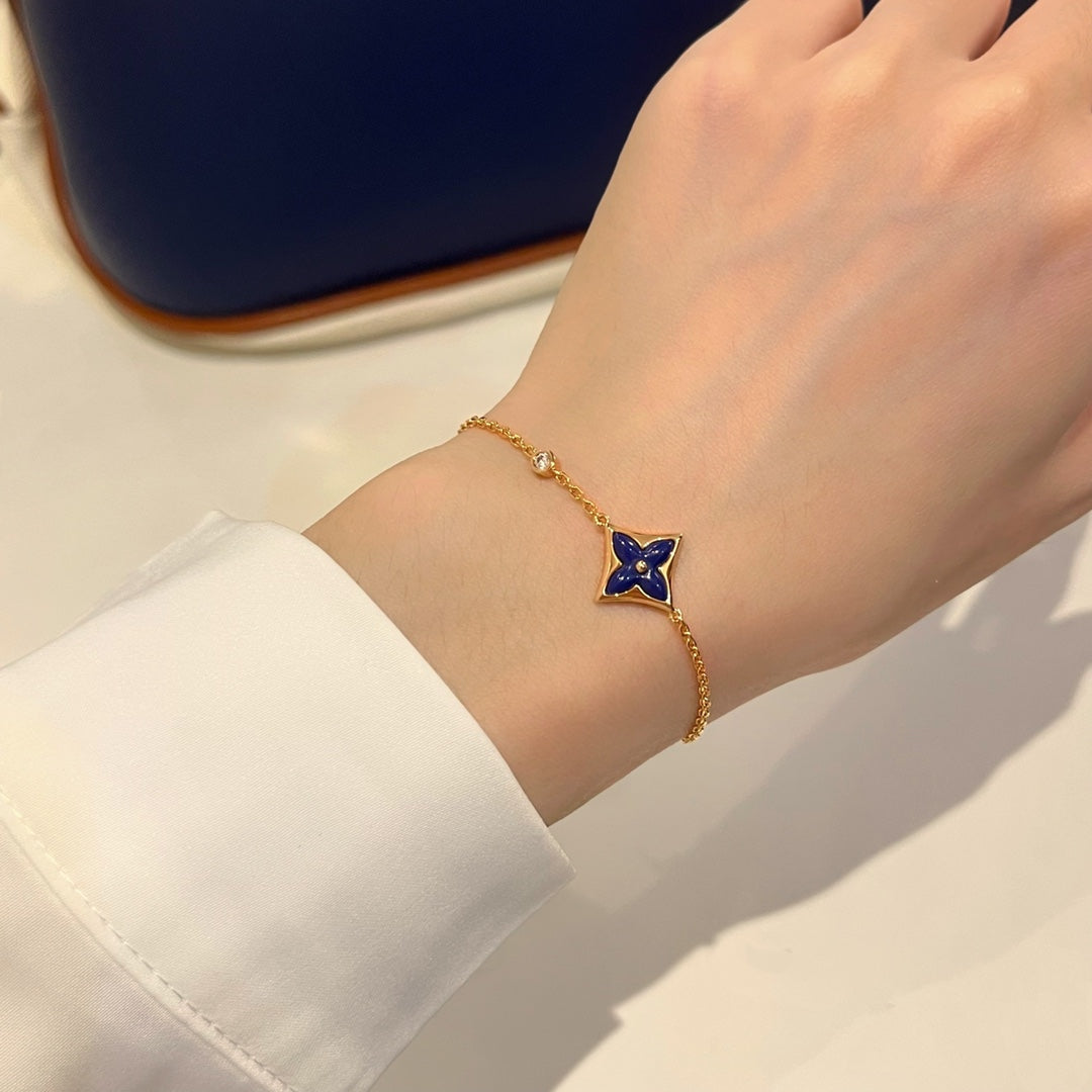 Miro COLOR STAR PINK GOLD DIAMOND BRACELET