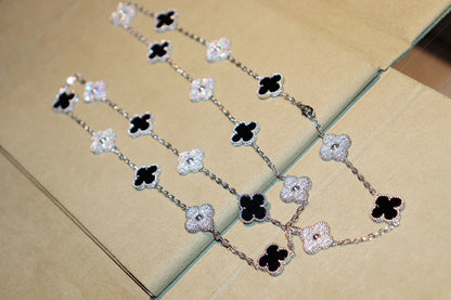 Miro CLOVER 20 MOTIFS ONYX DIAMOND SILVER