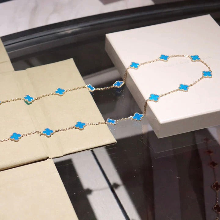 Miro CLOVER 20 MOTIFS TURQUOISE GOLD