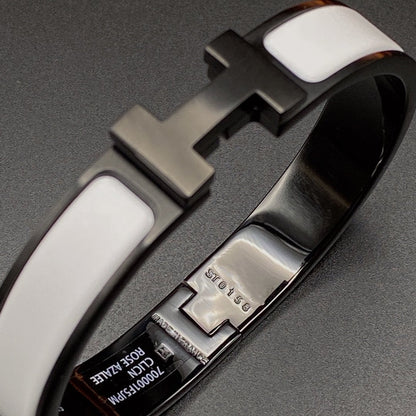 Miro H BRACELET 12MM BLACK WHITE CERAMIC