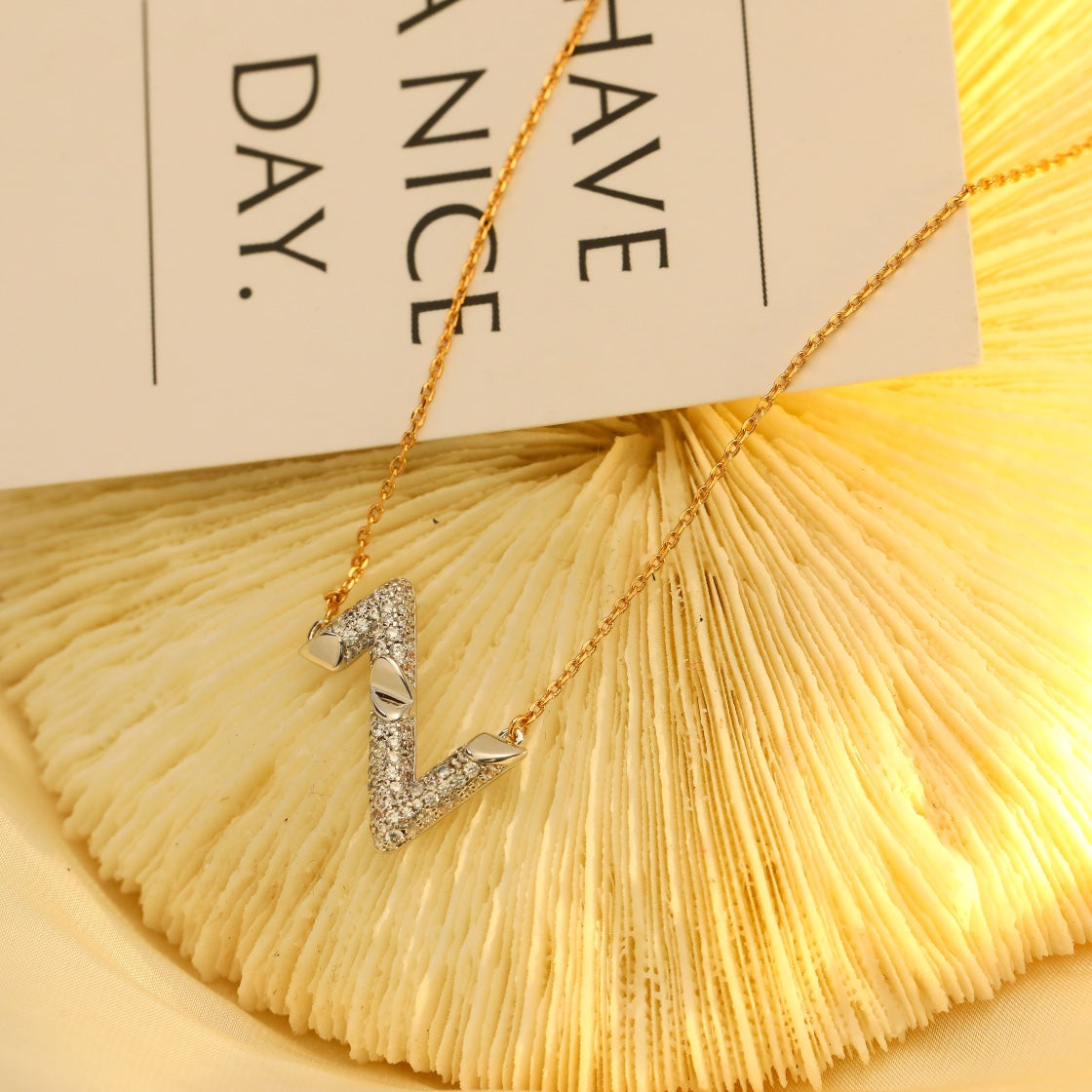 Miro VOLT SILVER DIAMOND PEDANT NECKLACE