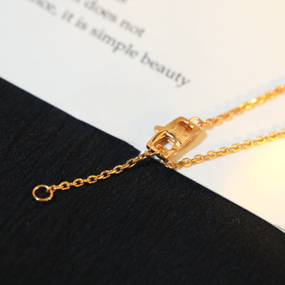 Miro STAR AND SUN DIAMOND PINK GOLD NECKLACE