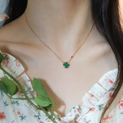 Miro SUN PEDANT PINK GOLD 1 DIAMOND NECKLACE