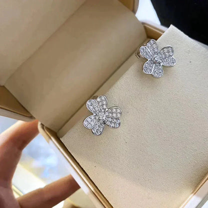 Miro CLOVER COMOS DIAMOND EARRINGS SILVER