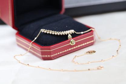 Miro CLASH PINK GOLD NECKLACE