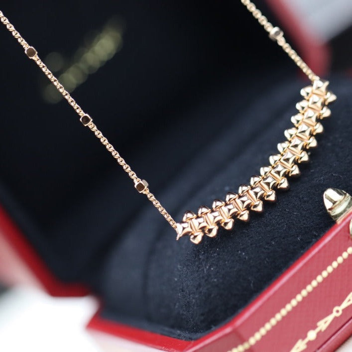 Miro CLASH PINK GOLD NECKLACE