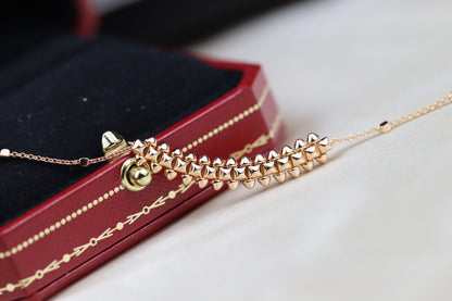 Miro CLASH PINK GOLD NECKLACE