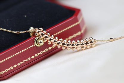 Miro CLASH PINK GOLD NECKLACE