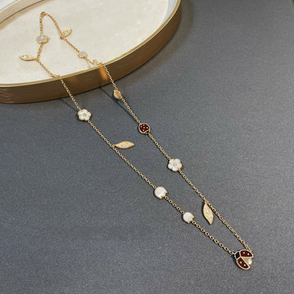 Miro LUCKY SPRING 15 MOTIFS GOLD NECKLACE