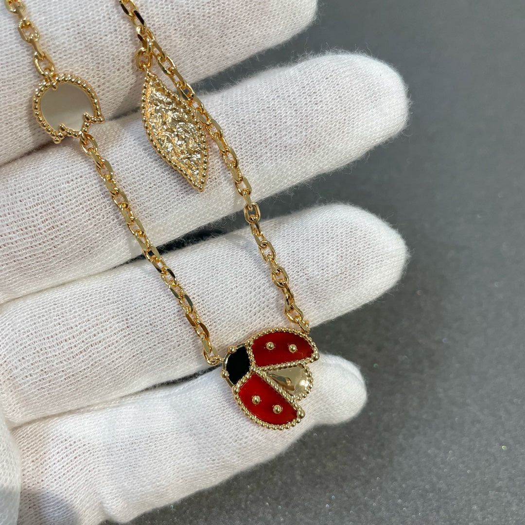 Miro LUCKY SPRING 15 MOTIFS GOLD NECKLACE
