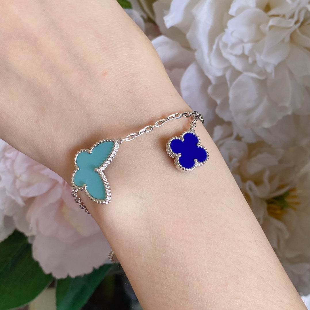Miro LUCKY SPRING SILVER BRACELET 4 MOTIF