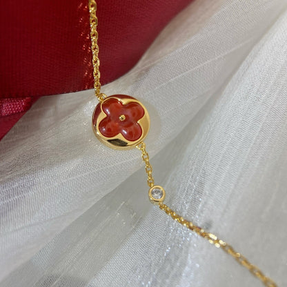 Miro SUN PEDANT CARNELIAN BRACELET