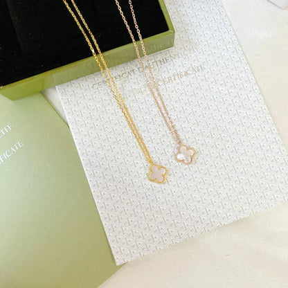 Miro CLOVER MINI 9.5MM WHITE MOTHER-OF-PEARL NECKLACE