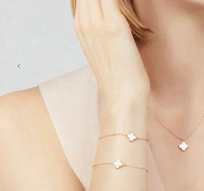 Miro CLOVER MINI 9.5MM WHITE MOTHER-OF-PEARL NECKLACE