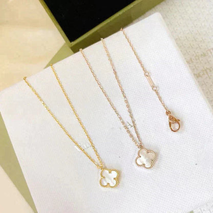 Miro CLOVER MINI 9.5MM WHITE MOTHER-OF-PEARL NECKLACE