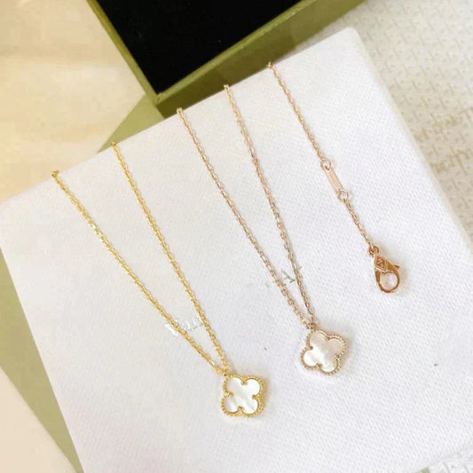 Miro CLOVER MINI 9.5MM WHITE MOTHER-OF-PEARL NECKLACE