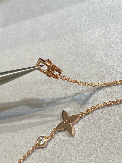 Miro STAR DIAMOND PINK GOLD BRACELET