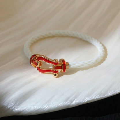 Miro FORCE 10 WHITE TEXTILE DIAMOND PAVED