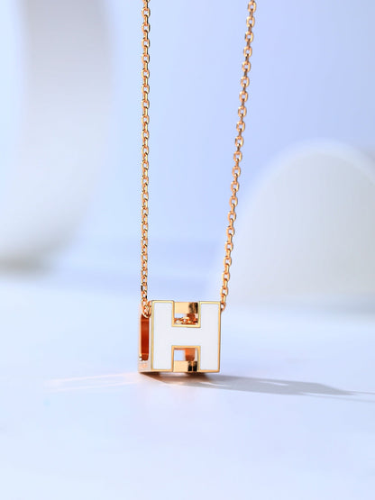 Miro H CAGE PINK GOLD NECKLACE