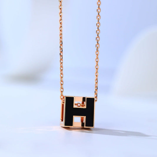 Miro H CAGE PINK GOLD NECKLACE