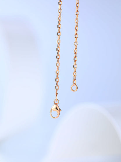 Miro H CAGE PINK GOLD NECKLACE