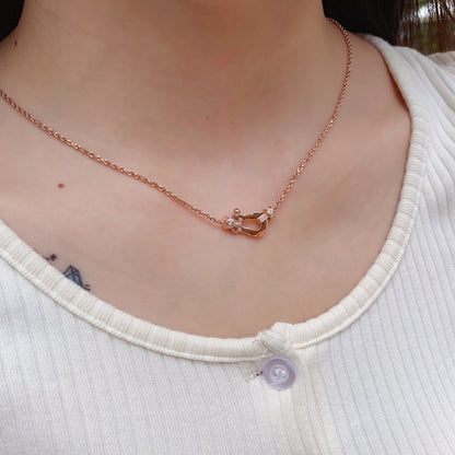 Miro FORCE 10 PINK GOLD DIAMOND NECKLACE