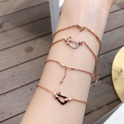 Miro FORCE 10 PINK GOLD DIAMOND NECKLACE
