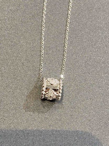 Miro PERLEE PEDANT SIVLER DIAMOND NECKLACE