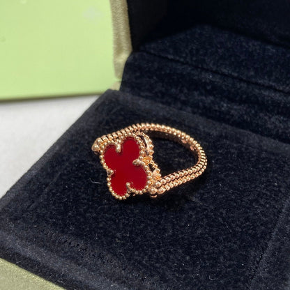 Miro CLOVER RIVERSIBLE ROSE GOLD RING