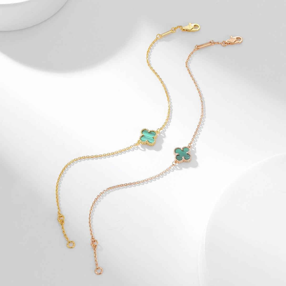 Miro CLOVER BRACELET MALACHITE 1 MOTIF