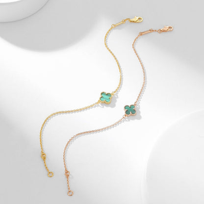 Miro CLOVER BRACELET MALACHITE 1 MOTIF
