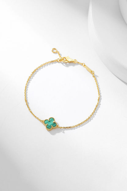 Miro CLOVER BRACELET MALACHITE 1 MOTIF