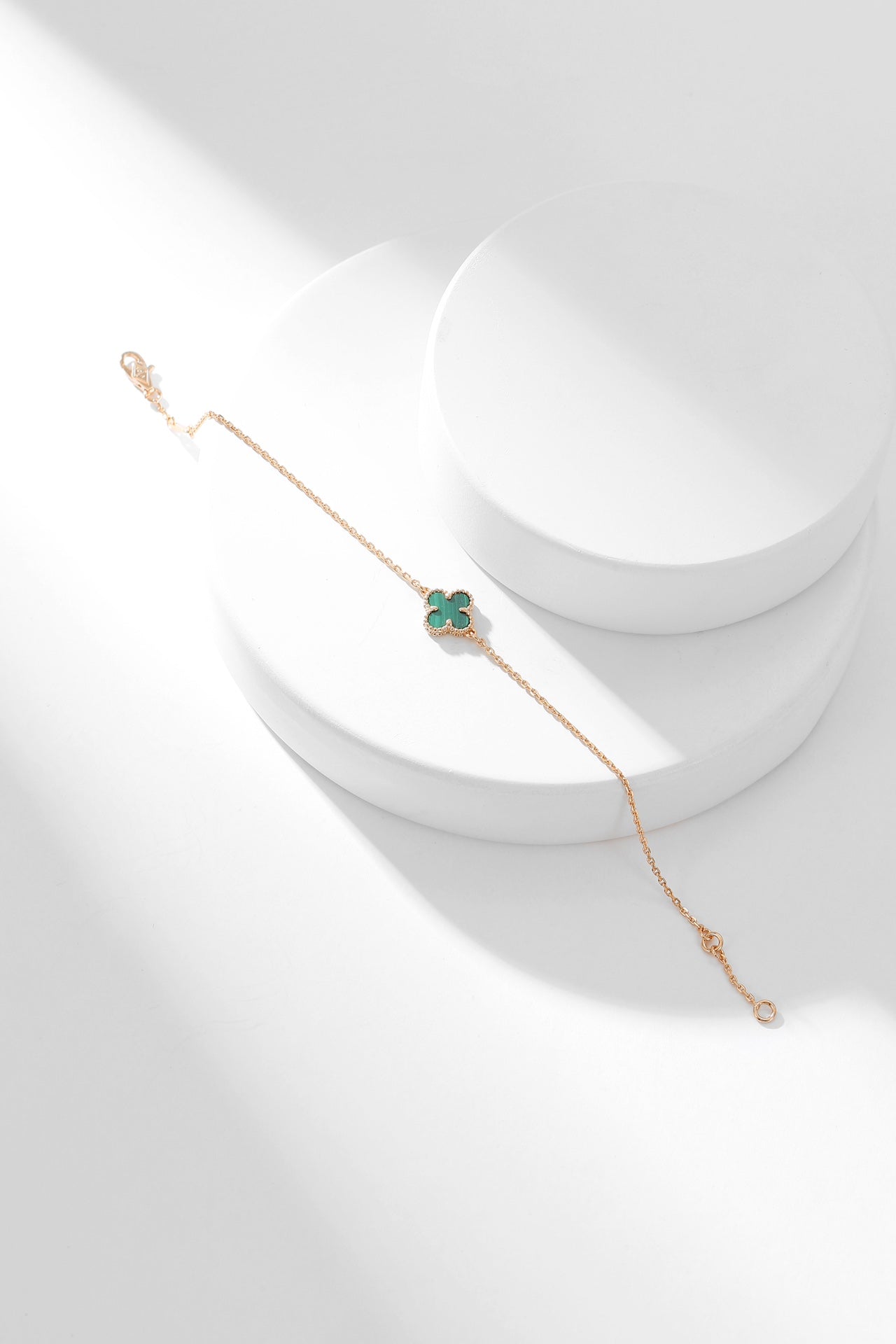 Miro CLOVER BRACELET MALACHITE 1 MOTIF