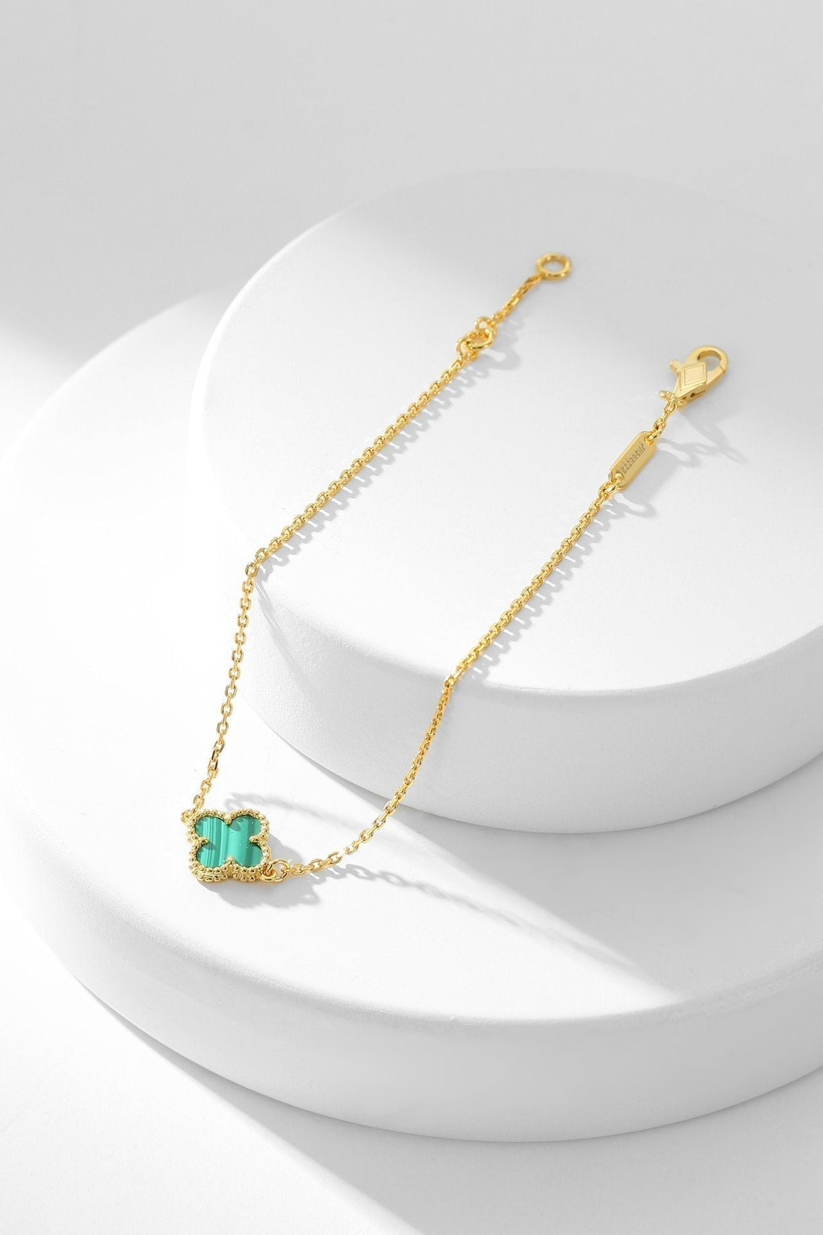 Miro CLOVER BRACELET MALACHITE 1 MOTIF