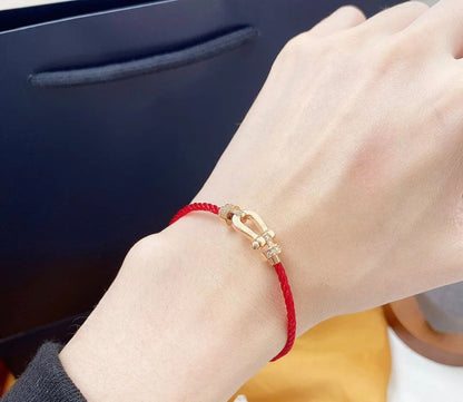 Miro FORCE 10 HALF DIAMOND PINK GOLD RED CORDERI LARGE AND MEDIUM MODEL