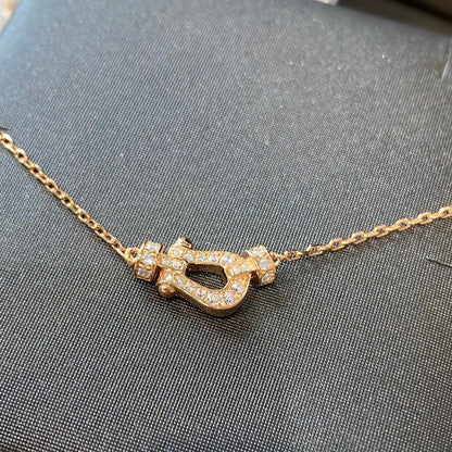 Miro FORCE 10 DIAMOND PINK GOLD NECKLACE MINI MODEL
