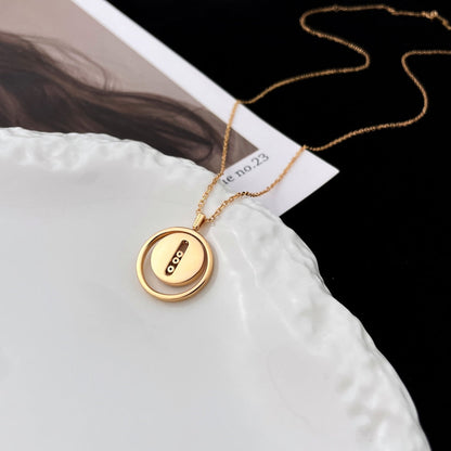[Miro ]  MOVE MOP PINK GOLD NECKLACE
