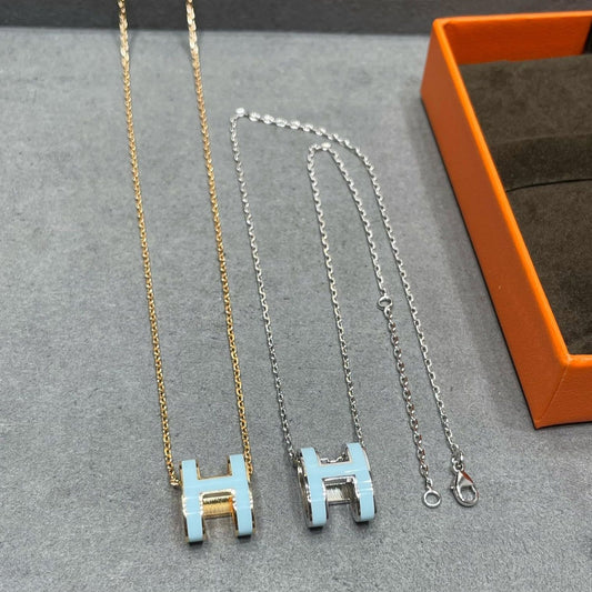 Miro POP H SKY BLUE NECKLACE