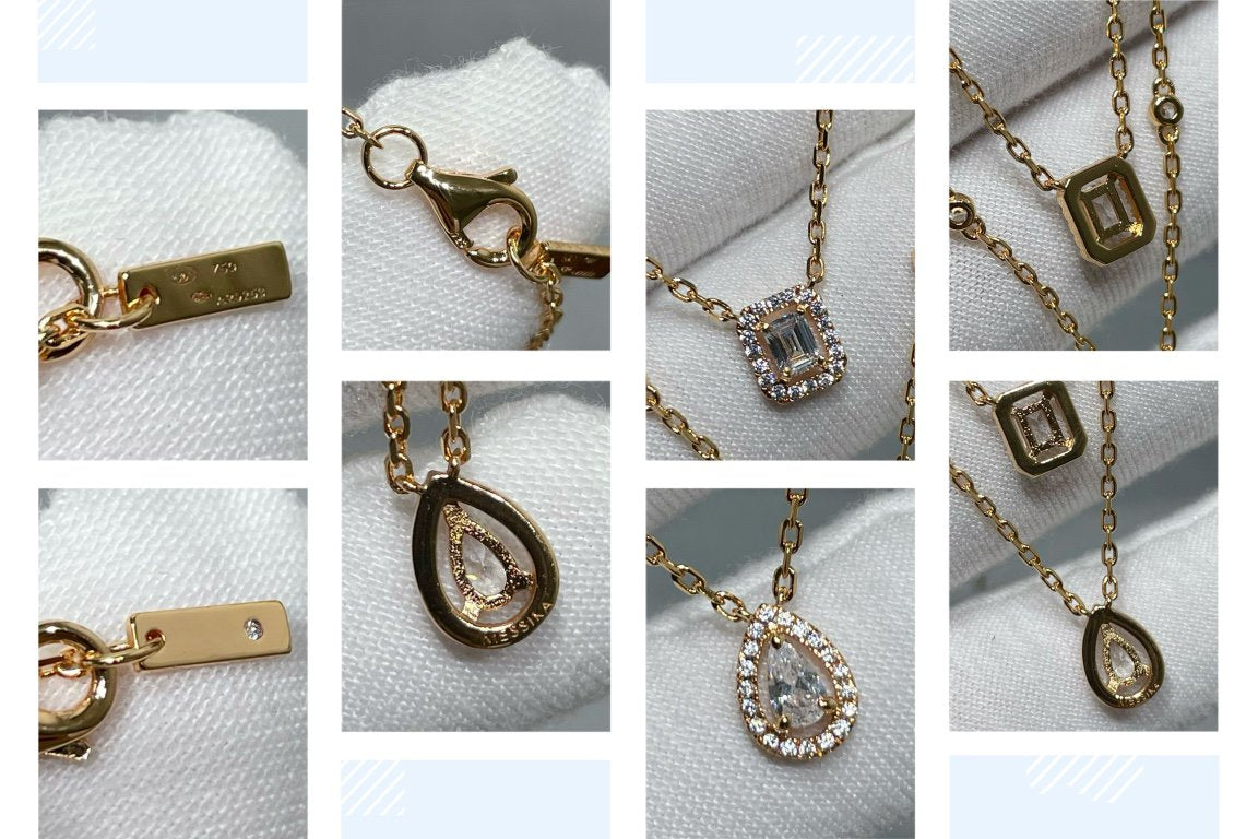 [Miro ] MY TWIN 2 ROW DIAMOND NECKLACE