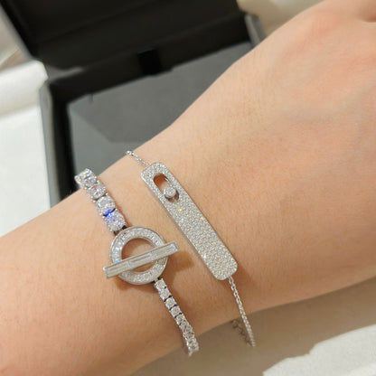 [Miro ]MOVE CLASSIQUE DIAMOND PAVED BRACELET
