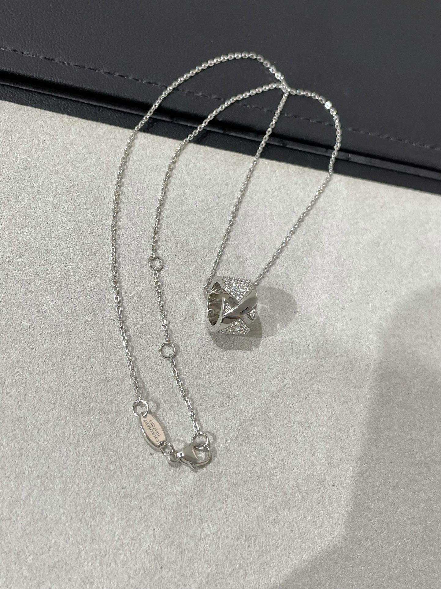 Miro LIENS EVIDENCE DIAMOND PAVED NECKLACE