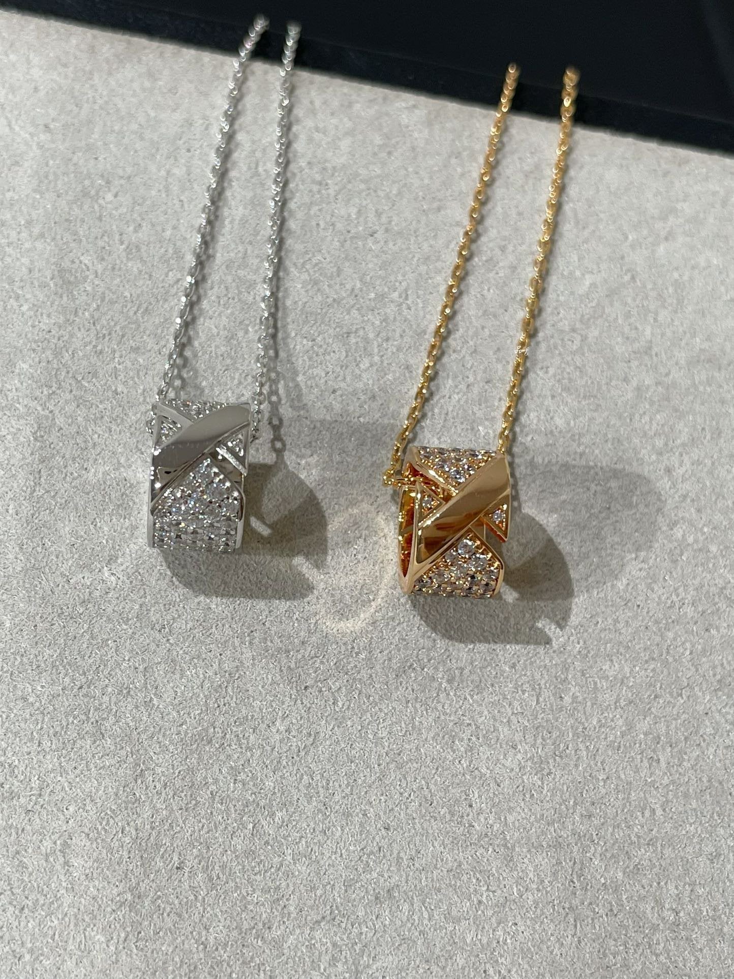 Miro LIENS EVIDENCE DIAMOND PAVED NECKLACE