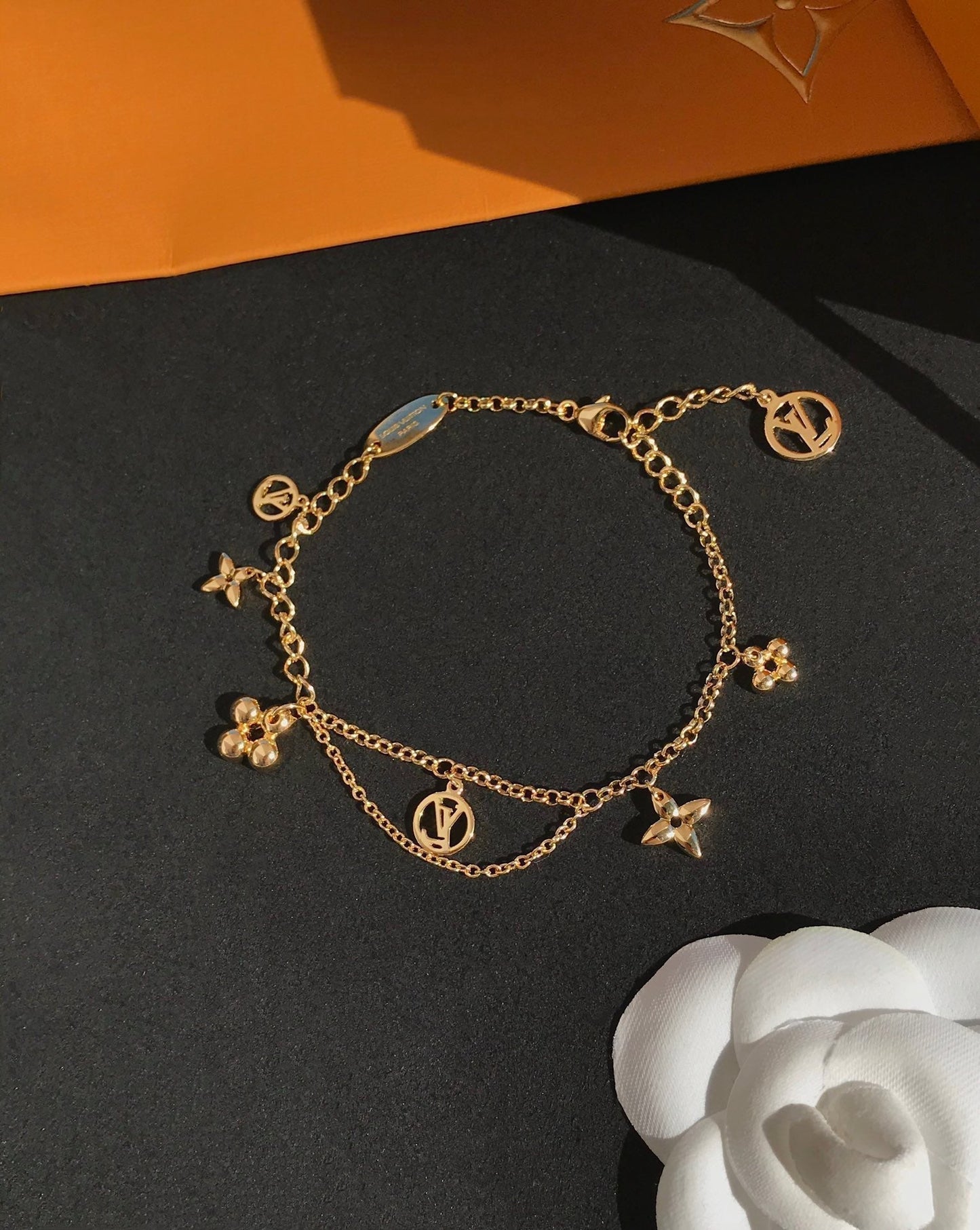 Miro BLOOMING PINK GOLD MOP BRACELET