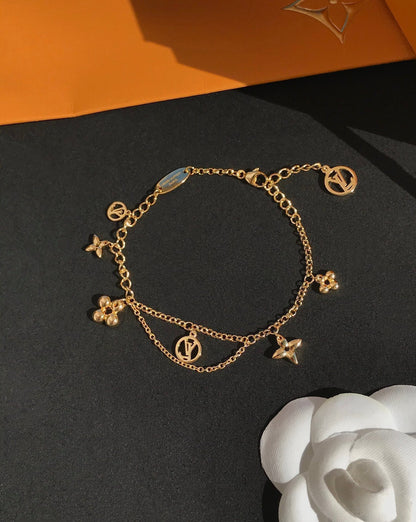 Miro BLOOMING PINK GOLD MOP BRACELET